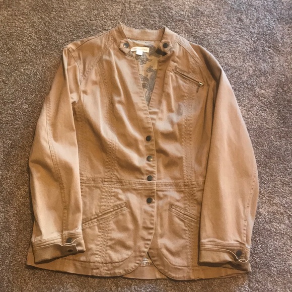 Coldwater Creek Jackets & Blazers - Coldwater Creek Tan Jacket Blazer